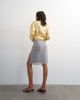 Topshop Topshop organza 90s length skirt in gray - 4