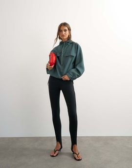 Topshop Topshop organza bomber jacket in teal-Blue
