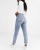 Topshop Topshop Original Mom jeans in bleach wash - MBLUE - 2