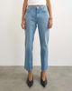 Topshop Topshop Orson comfort stretch straight leg ankle grazer jeans in bleach-Black - 2