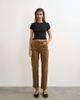 Topshop Topshop Orson comfort stretch straight leg ankle grazer jeans in cumin-Brown - 1