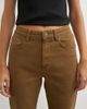 Topshop Topshop Orson comfort stretch straight leg ankle grazer jeans in cumin-Brown - 3