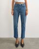 Topshop Topshop Orson comfort stretch straight leg ankle grazer jeans in mid blue - 2