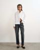 Topshop Topshop Orson comfort stretch straight leg ankle grazer jeans in washed black - 1