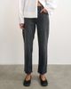 Topshop Topshop Orson comfort stretch straight leg ankle grazer jeans in washed black - 2