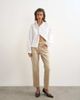 Topshop Topshop Orson comfort stretch straight leg ankle grazer jeans in winter oat-Neutral - 1