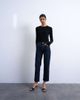 Topshop Topshop Orson mid rise comfort straight jean in indigo rinse-Blue - 4
