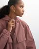 Topshop Topshop overhead bomber jacket in pink - part of a set-Brown - 4