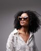 Topshop Topshop oversized cat eye sunglasses in tort-Brown - 1