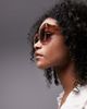 Topshop Topshop oversized cat eye sunglasses in tort-Brown - 2