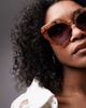 Topshop Topshop oversized cat eye sunglasses in tort-Brown - 4