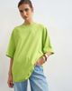 Topshop Topshop oversized dropped shoulders tee in light green - 1