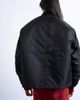 Topshop Topshop oversized nylon bomber jacket in black - 4