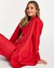 Topshop Topshop oversized single breasted blazer in red - 2