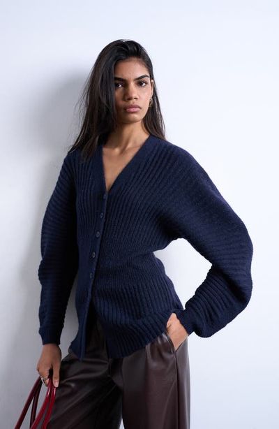 Topshop Topshop Ovoid Cinch Cardigan