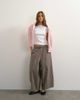 Topshop Topshop ovoid mid length pants in blue plaid-Multi - 1