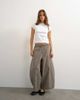 Topshop Topshop ovoid mid length pants in blue plaid-Multi - 3