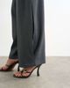 Topshop Topshop ovoid side pleat pants in gray - part of a set - 4