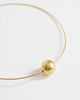 Topshop Topshop Ozzie waterproof stainless steel necklace in brushed gold tone - 2