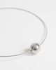 Topshop Topshop Ozzie waterproof stainless steel necklace in brushed silver tone - 2