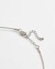 Topshop Topshop Ozzie waterproof stainless steel necklace in brushed silver tone - 3