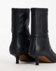 Topshop Topshop Palmer real leather kitten heel ankle boots in black - 4