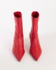 Topshop Topshop Palmer real leather kitten heel ankle boots in red - 3