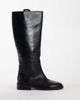 Topshop Topshop Penelope real leather riding boot in black - 1