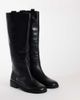 Topshop Topshop Penelope real leather riding boot in black - 2