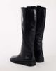 Topshop Topshop Penelope real leather riding boot in black - 4
