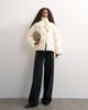 Topshop Topshop pillow scarf puffer jacket in ecru-NEUTRAL - 2