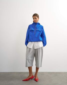 Topshop Topshop piping bomber jacket in cobalt-Blue