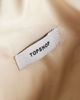 Topshop Topshop Pippa oversized fringe clutch bag in stone-White - 2