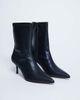 Topshop Topshop Pippa point toe stretch ankle boots in black - 4