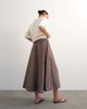 Topshop Topshop plaid tie waist pleated midaxi skirt in brown - part of a set - 3