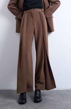 Topshop Topshop Pleated Volume Wide Leg Pants