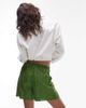 Topshop Topshop plisse wide leg shorts in olive green - 2