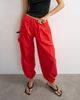 Topshop Topshop poplin balloon pants in red - 3