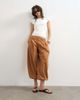 Topshop Topshop poplin balloon pants in tan-Brown - 1