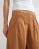 Topshop Topshop poplin balloon pants in tan-Brown - 4