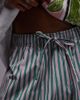 Topshop Topshop poplin pull on wide leg pants in pink and green stripe-Multi - 2