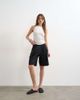 Topshop Topshop premium lyocell blend soft rib racer tank top in gray - 3