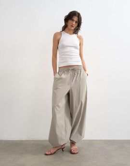 Topshop Topshop premium lyocell blend soft rib racer tank top in white