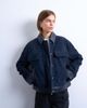 Topshop Topshop premium real suede jacket in blue - 1