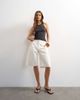 Topshop Topshop premium ribbed racer tank top in slate-Gray - 4