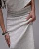 Topshop Topshop premium sequin midi skirt in white - part of a set - 2