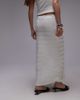 Topshop Topshop premium sequin midi skirt in white - part of a set - 3