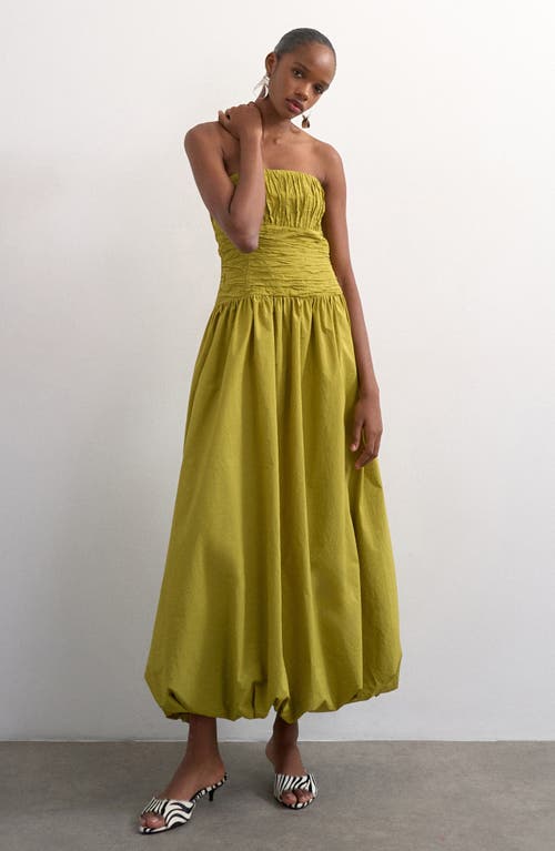 Topshop Topshop Premium Strapless Bubble Hem Dress