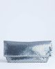 Topshop Topshop Prince Chainmail oversized clutch purse in silver - 1