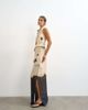 Topshop Topshop printed satin column maxi skirt in abstract print - part of a set-White - 3
